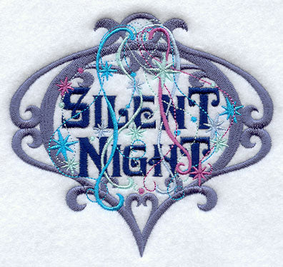 Spangled Silent Night Silhouette