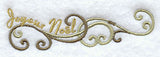 Joyeux Noel (French) Swirls