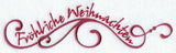 Frohliche Weihnachten (German) Swirls