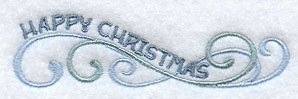 Happy Christmas (English) Swirls