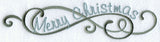 Merry Christmas (English) Swirls