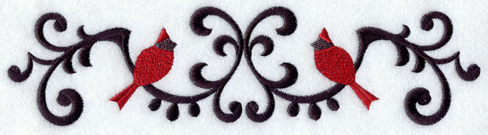 Wrought Iron Cardinal Border