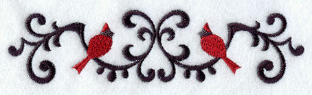 Wrought Iron Cardinal Border