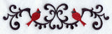 Wrought Iron Cardinal Border