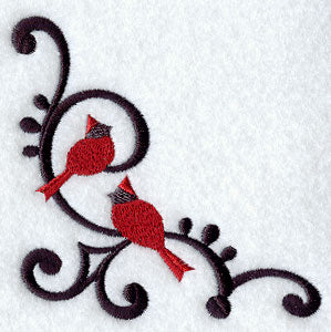 Wrought Iron Cardinal Corner