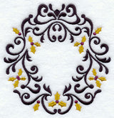 Wrought Iron Christmas Wreath