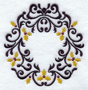 Wrought Iron Christmas Wreath