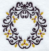 Wrought Iron Christmas Wreath