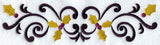 Wrought Iron Holly Border