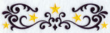 Wrought Iron Stars Border