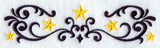 Wrought Iron Stars Border