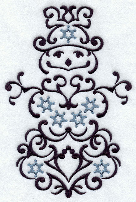 Wrought Iron Snowman