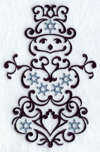 Wrought Iron Snowman