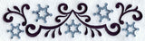 Wrought Iron Snowflakes Border
