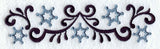 Wrought Iron Snowflakes Border