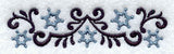 Wrought Iron Snowflakes Border