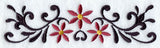 Wrought Iron Poinsettia Border