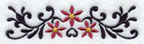 Wrought Iron Poinsettia Border