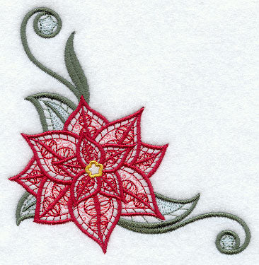 Light and Lovely Poinsettias Corner