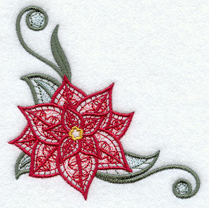 Light and Lovely Poinsettias Corner