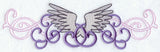 Wild Side Christmas Angels - Wings Border
