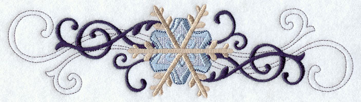 Wild Side Winter Wonderland - Snowflake Border