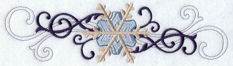 Wild Side Winter Wonderland - Snowflake Border
