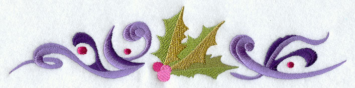 Jubilant Holly Border