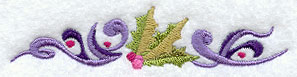 Jubilant Holly Border