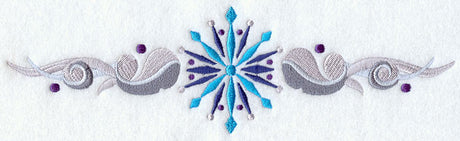 Jubilant Snowflake Border