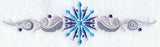 Jubilant Snowflake Border