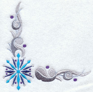 Jubilant Snowflake Corner