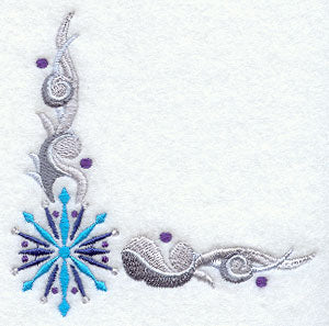 Jubilant Snowflake Corner
