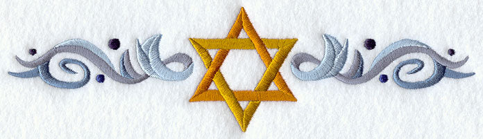 Jubilant Star of David Border