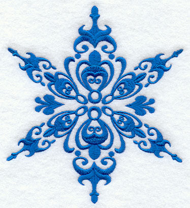 Damask Snowflake 1