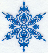 Damask Snowflake 1