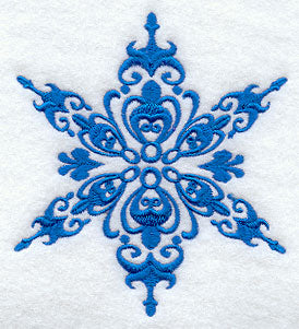 Damask Snowflake 1