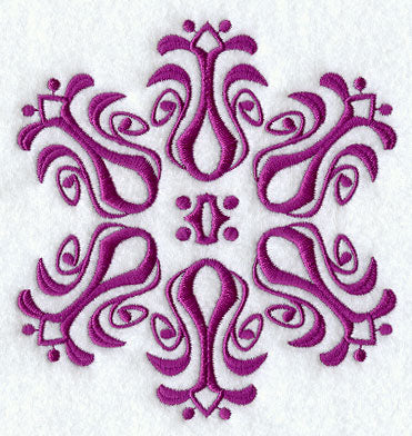 Damask Snowflake 4
