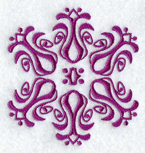 Damask Snowflake 4