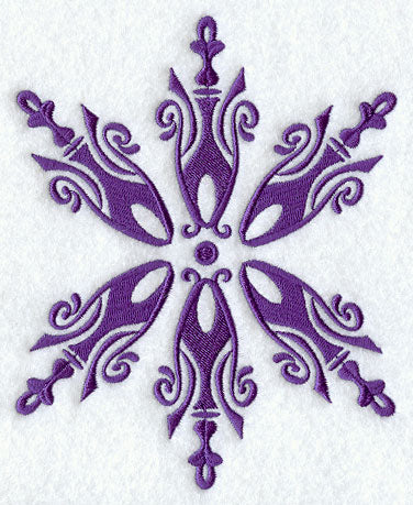 Damask Snowflake 6