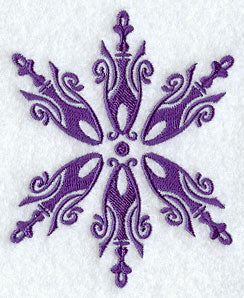 Damask Snowflake 6