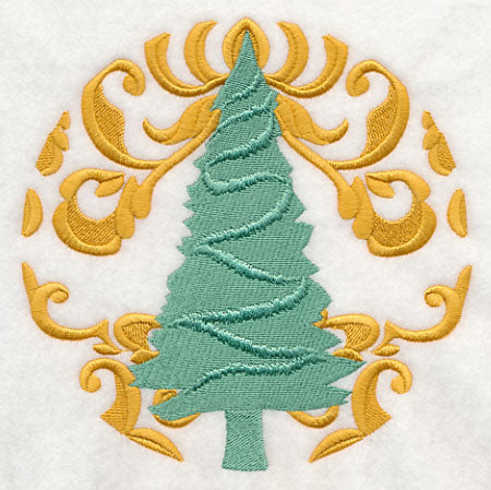 Deck the Halls in Damask - Tree