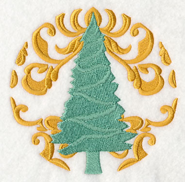 Deck the Halls in Damask - Tree