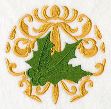Deck the Halls in Damask - Holly