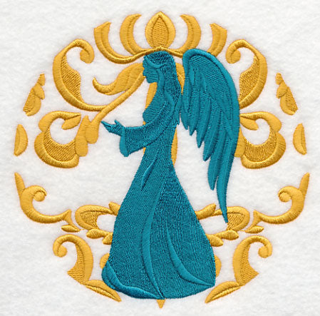 Deck the Halls in Damask - Angel