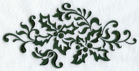 Christmas Damask Holly