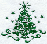 Christmas Damask Tree