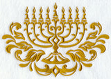 Chanukah Damask Menorah