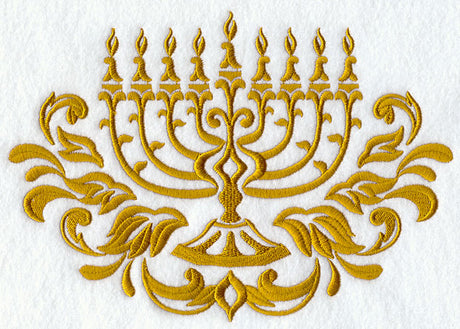 Chanukah Damask Menorah