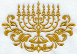 Chanukah Damask Menorah